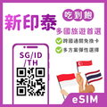 新加坡eSIM｜印尼eSIM｜泰國eSIM｜吃到飽方案｜1-30天方案