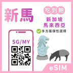 新加坡eSIM｜馬來西亞eSIM｜吃到飽方案｜1-30天方案