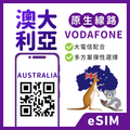 澳大利亞eSIM｜VODAFONE電信｜多方案選擇