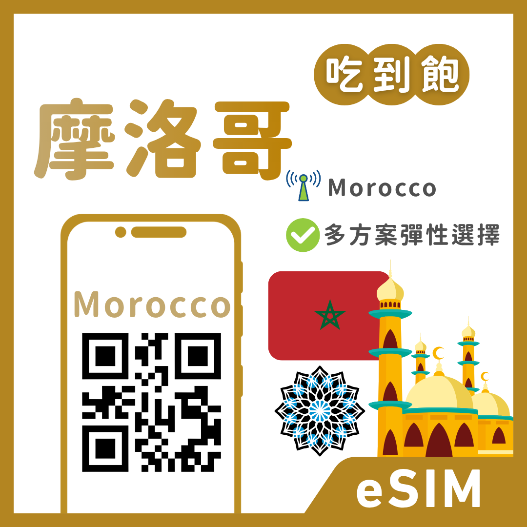 摩洛哥｜吃到飽方案｜1-30天方案｜