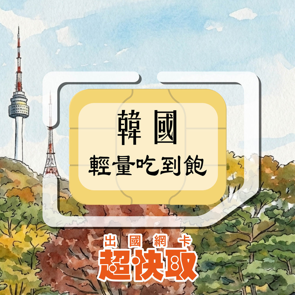 ｜韓國｜輕量吃到飽｜出國網卡超快取