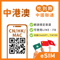 中港澳eSIM｜可以使用抖音,chatgpt｜1-30天方案