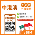 中港澳eSIM｜無法使用抖音,chatgpt｜1-30天方案