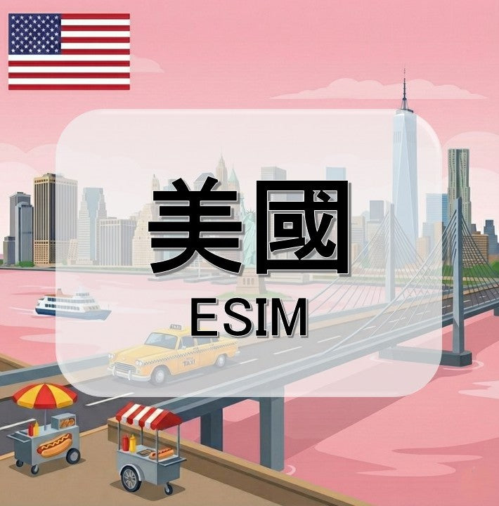 美國  (ESIM)