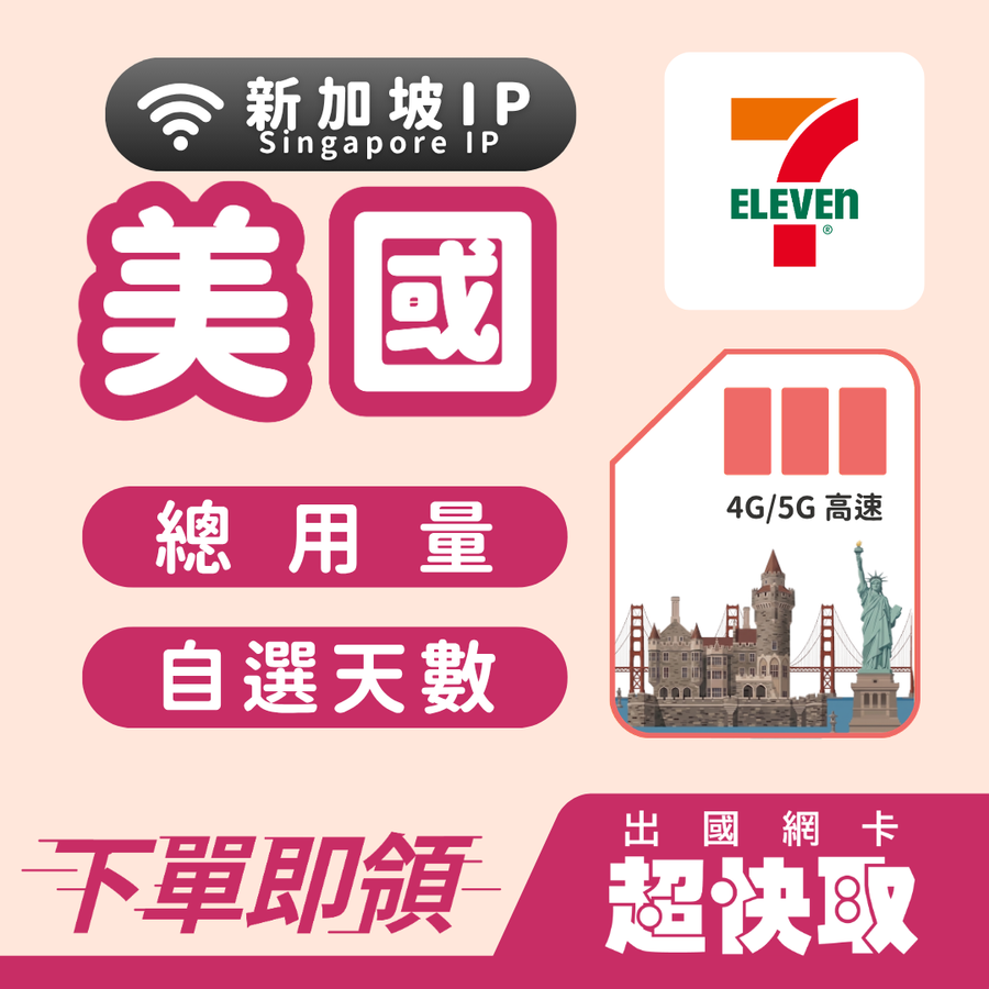 ｜美國｜新加坡IP｜總量｜出國網卡超快取