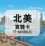 北美｜TMOBILE電信｜多方案選擇｜10-30天方案｜