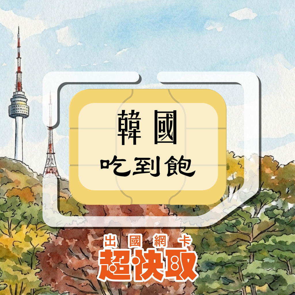 ｜韓國｜高速吃到飽｜出國網卡超快取